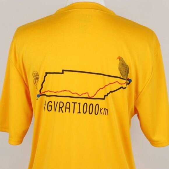 Port & Company Adult Unisex Small Yellow Graphic Crewneck Short Sleeve Tech Tee - Picture 5 of 7